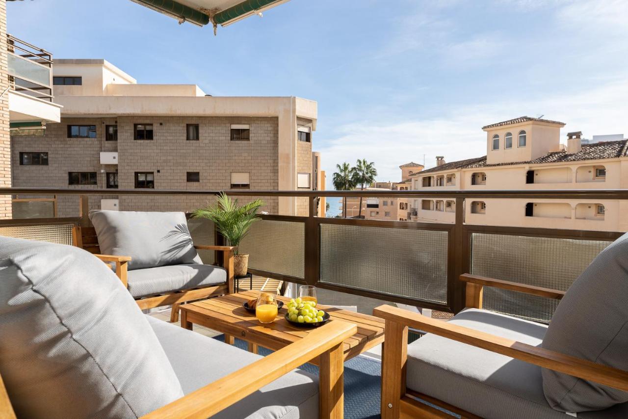 Sea View 2 Bedroom Apartment 2 Min Away From The Beach ตอร์เรโมลิโนส ภายนอก รูปภาพ